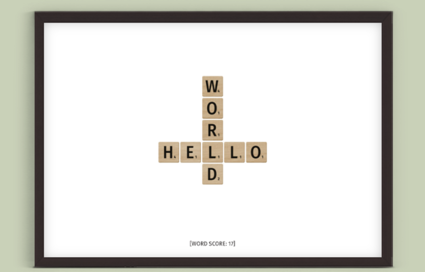 Scrabble 棋盘